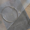 Sterling Silver Bar and Silk Bracelet