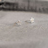 Sterling Silver Star Stud Earrings