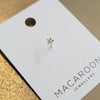 Sterling Silver Flower Helix Stud Earring