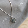 Labradorite Heart Gemstone Necklace