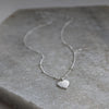 Sterling Silver Dainty Heart Necklace