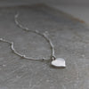 Sterling Silver Dainty Heart Necklace