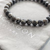 Men's Norwegian Moonstone and Sterling Silver Bracelet