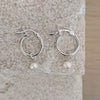 Freshwater Pearl Hoop Earrings