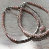 Pink Opal Semi Precious Gemstone Bracelet