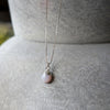 Pink Opal Gemstone Birthstone Necklace