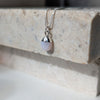 Pink Opal Gemstone Birthstone Necklace