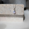 Pink Opal Gemstone Birthstone Necklace