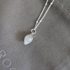 Rainbow Moonstone Semi-Precious Gemstone Necklace