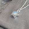 Rainbow Moonstone Star Gemstone Necklace