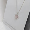 Rose Quartz Heart Gemstone Necklace