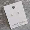 Tiny Crystal Star Climber Earrings