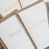 Hand Stamped Greeting Card