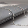Sterling Silver Open Link Chain Bracelet