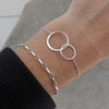 Sterling Silver Linked Loop Bracelet