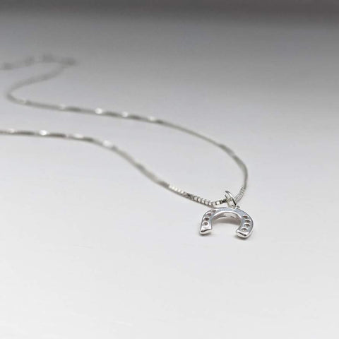 Sterling Silver Horseshoe Necklace