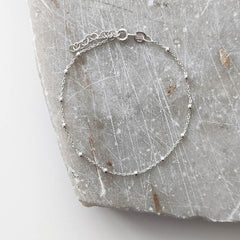 Sterling Silver Satellite Chain Bracelet