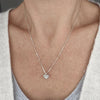 Sterling Silver Dainty Heart Necklace