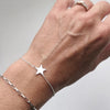 Sterling Silver Star Charm Bracelet