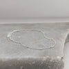 Sterling Silver Satellite Chain Anklet