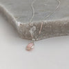 Pink Opal Oval Gemstone Necklace
