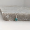 Amazonite Oval Gemstone Necklace