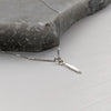 Sterling Silver Spear Necklace