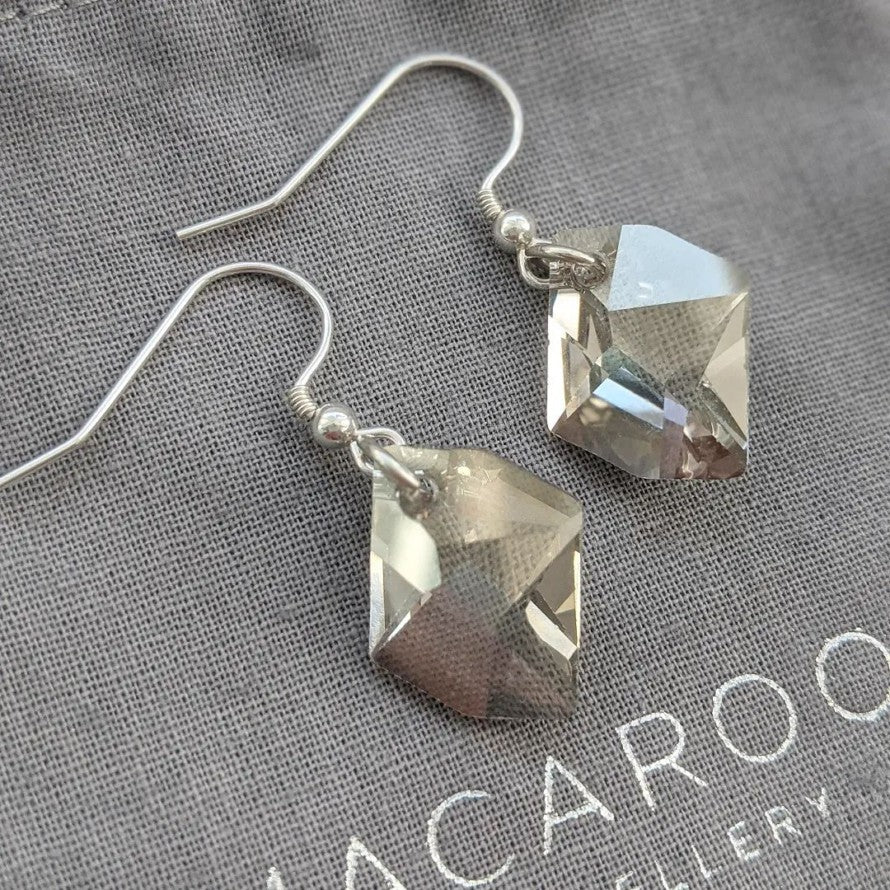 Swarovski Crystal Silver Cosmic Earrings